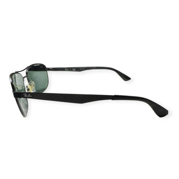 Ray-Ban RB 3528 Aviator Sunglasses Black‎ Frames 145mm - Picture 3 of 9